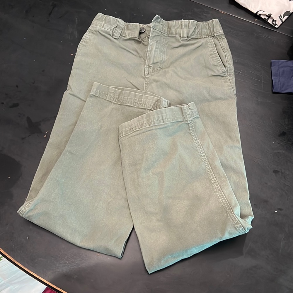Columbia boys sz M 10-12 utility pants medium weight canvas material